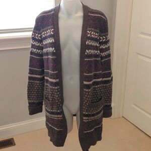 Abercrombie & Fitch Fair Isle Cardigan-sz S